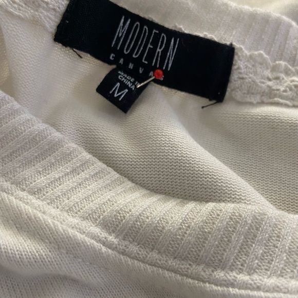 Modern size M long sleeve shirt GUC cotton-rayon-spandex blend - Picture 7 of 9